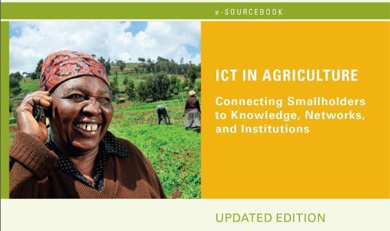 Cover page for ICT in Agriculture e-Sourcebook