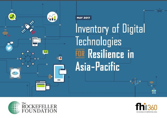 Cover page for Inventory of Digital Technologies for Resilience in Asia-Pacific